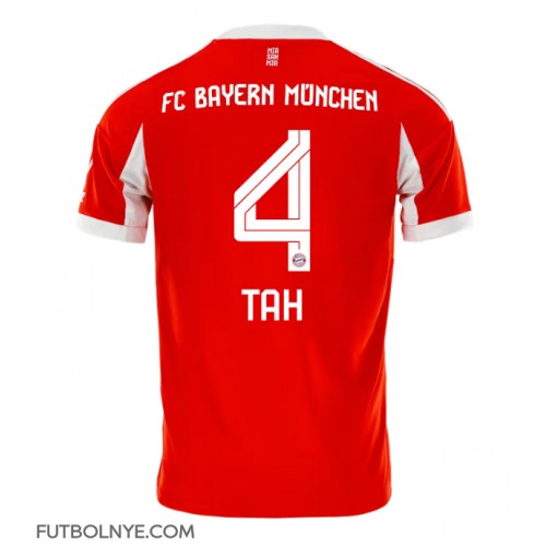 Camiseta Bayern Munich Jonathan Tah #4 Primera Equipación 2025-26 manga corta